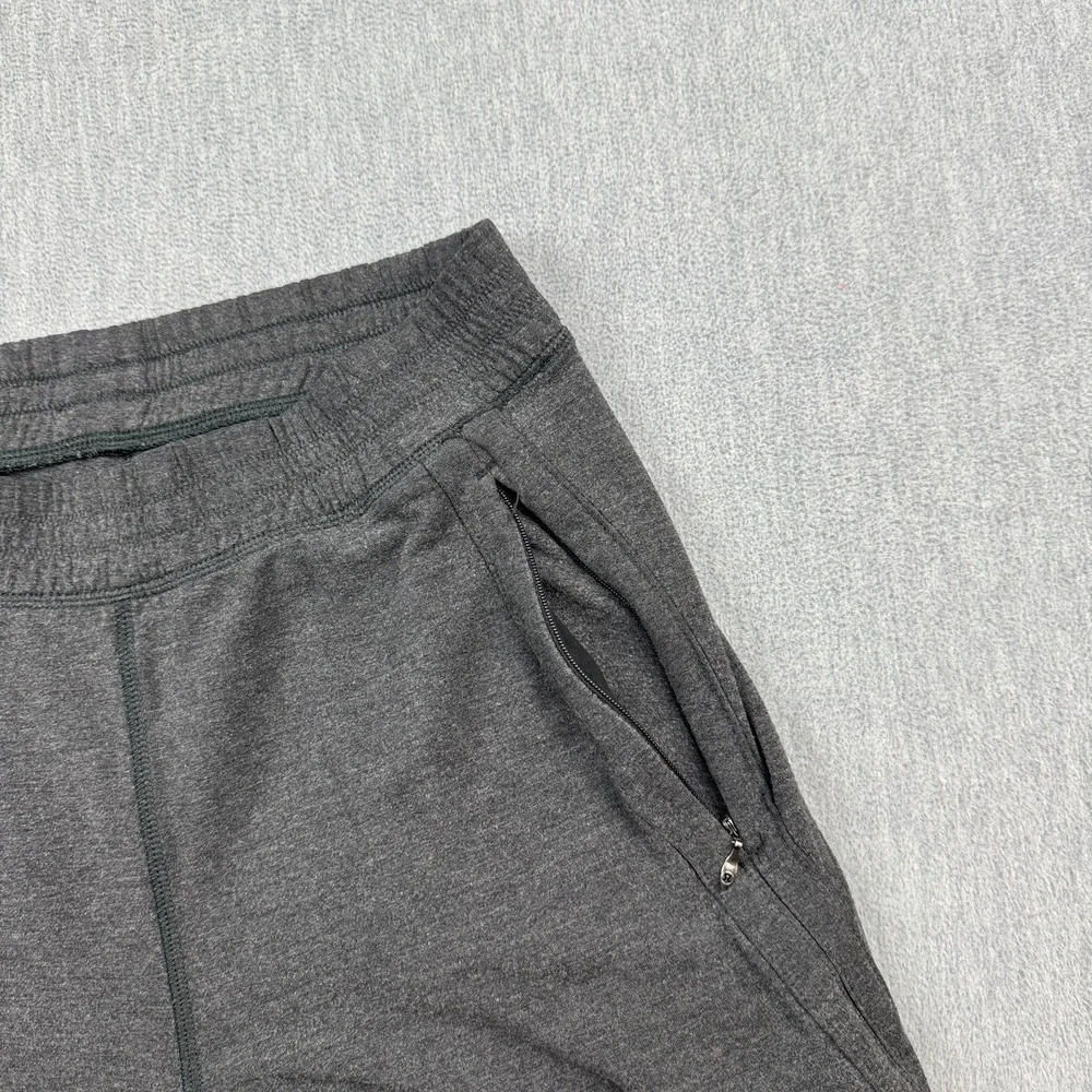 Lululemon Jogger Sweat Pants Womens 6 Gray Stretch Gym Yoga‎ Pockets Zip Casual